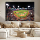Fenway Park Wall Art Canvas Print | Large Baseball Stadium