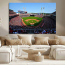 Cincinnati Reds Baseball Canvas Print - American Ball