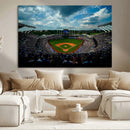 3-Panel Kauffman Stadium Wall Art Print | Large Kansas City