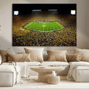 Stadium in Michigan Wall Art Canvas Print, Framed American