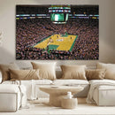 TD Garden Basketball Canvas Wall Art - Boston Celtics Live by MyGreatCanvas | Canvas Wall Art Prints | Photo Prints & Wall Decor