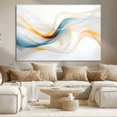 Decorative Turquoise Abstract Wave Wall Art Canvas Print by MyGreatCanvas | Canvas Wall Art Prints | Photo Prints & Wall Decor