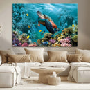 Sea Turtle and Coral Reef Triptych Wall Art – Vibrant by MyGreatCanvas | Canvas Wall Art Prints | Photo Prints & Wall Decor