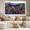 Framed Yayoi Kusama 1986 Wall Art Print – Japanese Wall Art