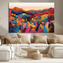YAYOI KUSAMA Abstract Print - Landscape Canvas Wall Art