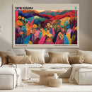 Yayoi Kusama Wall Art Canvas Print, Abstract Art, Large
