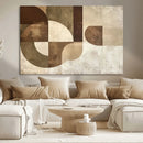 Wabi Sabi Geometric Wall Art | Abstract Modern Minimalist