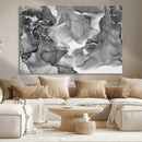 Black White Abstract Canvas Wall Art - Fluid Ink Artwork - by MyGreatCanvas | Canvas Wall Art Prints | Photo Prints & Wall Decor