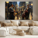 Jazz Canvas Wall Art Print – Abstract African American Music by MyGreatCanvas | Canvas Wall Art Prints | Photo Prints & Wall Decor