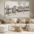 The Bow Bridge in Central Park Canvas, The Bow Bridge Canvas by MyGreatCanvas | Canvas Wall Art Prints | Photo Prints & Wall Decor
