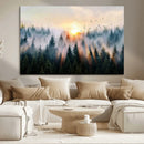 Abstract Forest Wall Art - Serene Nature Canvas Print with by MyGreatCanvas | Canvas Wall Art Prints | Photo Prints & Wall Decor