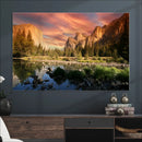 Yosemite Valley Wall Art Canvas Print – El Capitan Sunset