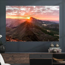 Mountain Sunrise Wall Art Canvas Print – Alpine Ridge