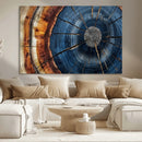 Framed Abstract Tree Ring Wall Art Print Natural Rustic Wood by MyGreatCanvas | Canvas Wall Art Prints | Photo Prints & Wall Decor