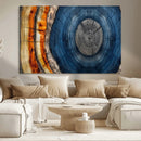 Abstract Tree Rings Wall Art Canvas Print – Modern Wood by MyGreatCanvas | Canvas Wall Art Prints | Photo Prints & Wall Decor