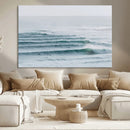 Ocean Waves Wall Art Canvas Print – Framed Surfer Lineup by MyGreatCanvas | Canvas Wall Art Prints | Photo Prints & Wall Decor