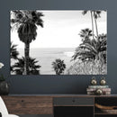 Palm Trees Wall Art Canvas Print – Framed Coastal Ocean