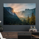 Yosemite Valley Wall Art Canvas Print – Framed Mountain