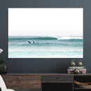 Surfing Wall Art Canvas Print – Framed Ocean Waves