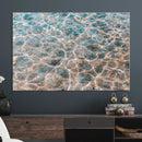 Clear Water Wall Art Canvas Print – Framed Sunlit Ocean
