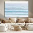 Ocean Wave Surfer Wall Art – Framed Minimal Seascape Canvas by MyGreatCanvas | Canvas Wall Art Prints | Photo Prints & Wall Decor