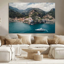 Amalfi Coast Wall Art – Framed Italian Seaside Canvas by MyGreatCanvas | Canvas Wall Art Prints | Photo Prints & Wall Decor