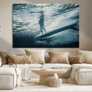 Underwater Surf Wall Art – Framed Ocean Wave Canvas Artwork, by MyGreatCanvas | Canvas Wall Art Prints | Photo Prints & Wall Decor