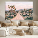 Joshua Tree Wall Art Canvas Print – Framed Desert Road Scene by MyGreatCanvas | Canvas Wall Art Prints | Photo Prints & Wall Decor