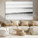Black White Ocean Wall Art Canvas Print – Framed Coastal by MyGreatCanvas | Canvas Wall Art Prints | Photo Prints & Wall Decor