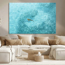 Fish Swarm Wall Art Canvas Print – Framed Marine Life Art by MyGreatCanvas | Canvas Wall Art Prints | Photo Prints & Wall Decor