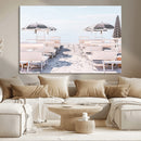 Minimalist Beach Wall Art Canvas Print – Framed Pastel Sand by MyGreatCanvas | Canvas Wall Art Prints | Photo Prints & Wall Decor