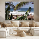 Tropical Shoreline Wall Art Canvas Print – Framed Surfer by MyGreatCanvas | Canvas Wall Art Prints | Photo Prints & Wall Decor