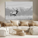 Elk Photography Wall Art Canvas Print, Framed Mountain by MyGreatCanvas | Canvas Wall Art Prints | Photo Prints & Wall Decor