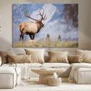 Mountain Elk Wall Art Canvas Print – Framed Rustic Wildlife by MyGreatCanvas | Canvas Wall Art Prints | Photo Prints & Wall Decor
