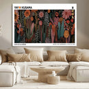 Modern Japanese Wall Art Canvas Print – Framed Abstract