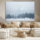 Winter Forest Wall Art Canvas Print – Framed Snowy Landscape by MyGreatCanvas | Canvas Wall Art Prints | Photo Prints & Wall Decor