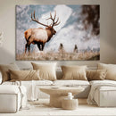 Elk Photography Wall Art Canvas Print – Framed Mountain by MyGreatCanvas | Canvas Wall Art Prints | Photo Prints & Wall Decor