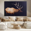 Bull Elk Decor Wall Art Canvas Print – Framed Elk by MyGreatCanvas | Canvas Wall Art Prints | Photo Prints & Wall Decor