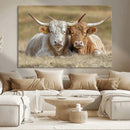Cow Wall Art Canvas Print – Framed Rustic Animal Decor with by MyGreatCanvas | Canvas Wall Art Prints | Photo Prints & Wall Decor