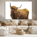 Highland Cow Wall Art Canvas Print – Framed Farmhouse Wall by MyGreatCanvas | Canvas Wall Art Prints | Photo Prints & Wall Decor