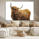 Highland Cow Wall Art Canvas Print – Framed Farmhouse Rustic by MyGreatCanvas | Canvas Wall Art Prints | Photo Prints & Wall Decor