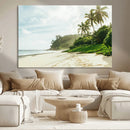 Relaxing Beach Wall Art Canvas Print – Framed Ocean View