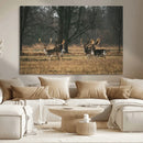 Deer Wall Art Canvas Print – Framed Rustic Wildlife Art by MyGreatCanvas | Canvas Wall Art Prints | Photo Prints & Wall Decor