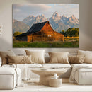 Rustic Barn Wall Art Canvas Print – Framed Grand Teton Park by MyGreatCanvas | Canvas Wall Art Prints | Photo Prints & Wall Decor