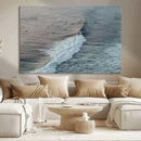 Ocean Waves Wall Art Canvas Print – Framed Coastal Serenity