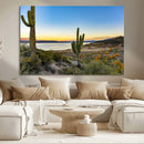 Saguaro Cactus Wall Art Canvas Print – Framed Desert Sunset by MyGreatCanvas | Canvas Wall Art Prints | Photo Prints & Wall Decor