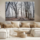 Winter Forest Wall Art Canvas Print – Framed Frosty Woodland by MyGreatCanvas | Canvas Wall Art Prints | Photo Prints & Wall Decor