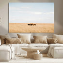 Bison Grassland Wall Art – Framed Minimal Nature Canvas by MyGreatCanvas | Canvas Wall Art Prints | Photo Prints & Wall Decor