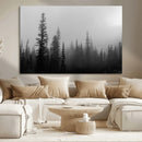 Misty Pines Wall Art Canvas Print – Framed Woodland by MyGreatCanvas | Canvas Wall Art Prints | Photo Prints & Wall Decor