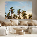 Palm Trees Wall Art Canvas Print – Framed Tropical Vibes Art by MyGreatCanvas | Canvas Wall Art Prints | Photo Prints & Wall Decor